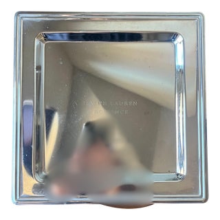Ralph Lauren Romance Silverplated Square Vanity Tray For Sale