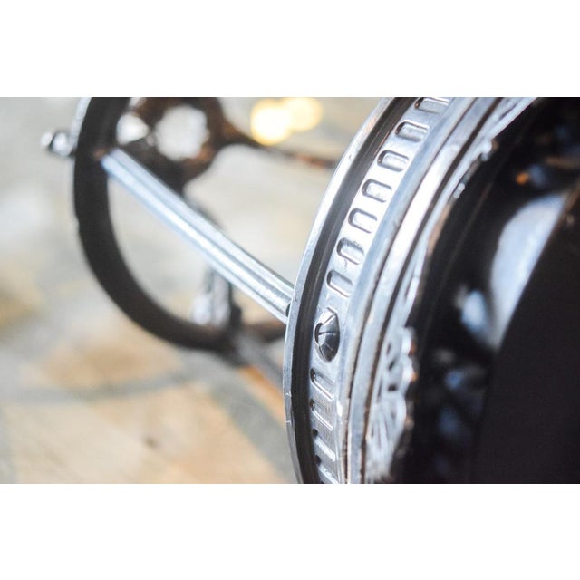 Rare, Series of 12 cast-iron luminaires from the city of Paris, electricity rewired, from the city of Paris, cast aluminum...