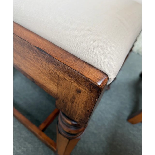 Hickory Chair Company Empire Style Extension Dining Room Table + Six Chairs, Set For Sale - Image 11 of 12