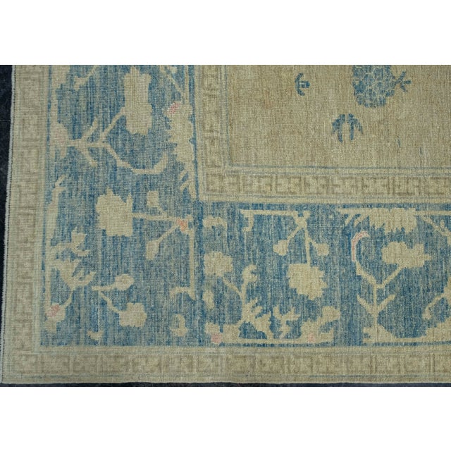 Turkish Turkish Oushak Rug 9'7" x 13'5" #18670 For Sale - Image 3 of 8