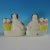 19th Century Pair Staffordshire Spaniel and Pups in Wash Baskets For Sale - Image 5 of 13
