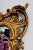 Highly Carved Ornate Rococo Style Giltwood Gold Mirror For Sale - Image 4 of 7