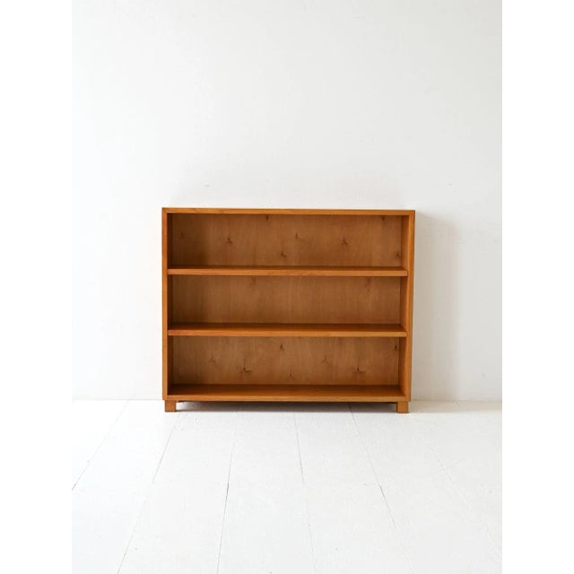 Vintage Scandinavian Elm Bookcase, 1950s For Sale - Image 9 of 9