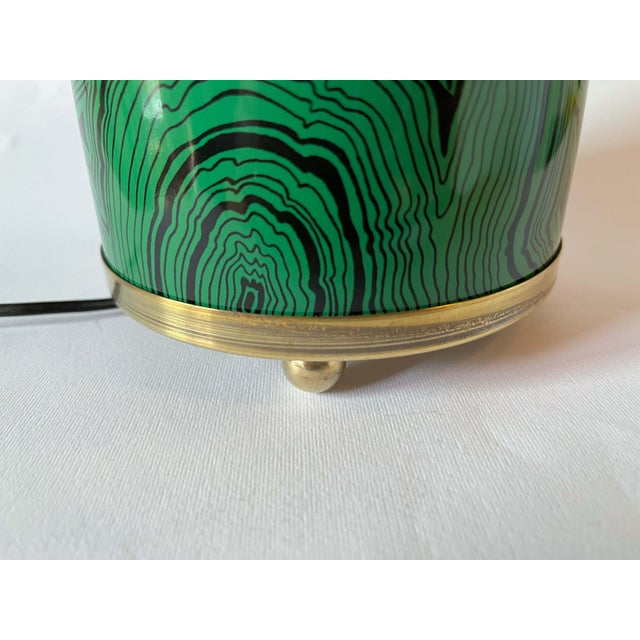 Metal Vintage Fornasetti Table Lamp For Sale - Image 7 of 9