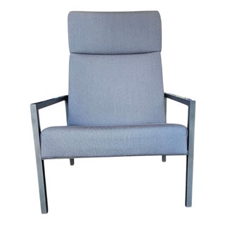 Light Grey High Back Armchair by Gijs van der Sluis For Sale