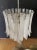 Glass Large Italian Felci Murano Glass Chandelier with 52 Glasses, 1980s For Sale - Image 7 of 18