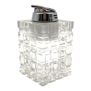 Clear Lucite Table Lighter, Italy 1970s