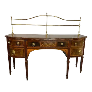 Regency Mahogany and Inlaid Sideboard
