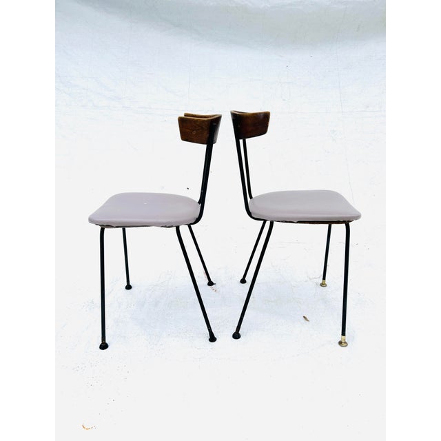 Midcentury Paul McCobb Style Dining Chairs (Need Restoration) For Sale In New York - Image 6 of 7