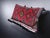 Red Vintage Afghan Nomad Rug Seat Cushion Cover, 1970s For Sale - Image 8 of 18