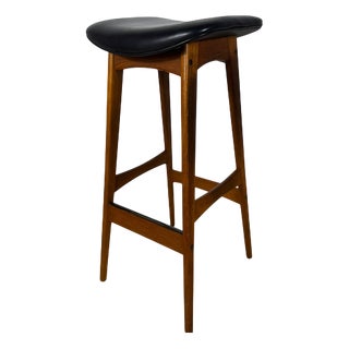 Vintage Danish Teak Bar Stools by Johannes Andersen, 1960s, Set of 3 For Sale