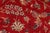 Shabby Chic Medallion 1990's Pak-Persian Red/Ivory Wool Rug - 6'2'' X 9'3'' For Sale In New York - Image 6 of 9