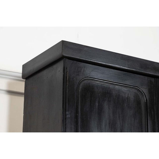 Large English Ebonised Mirrored Mahogany Cabinet, 1880 For Sale - Image 10 of 18