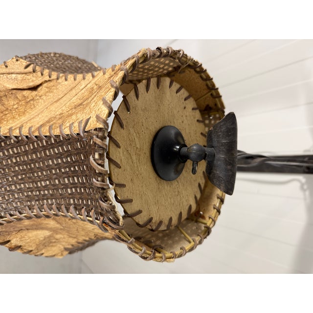 Brutalist Wrought Iron Wall Lamp, 1970s For Sale - Image 12 of 15