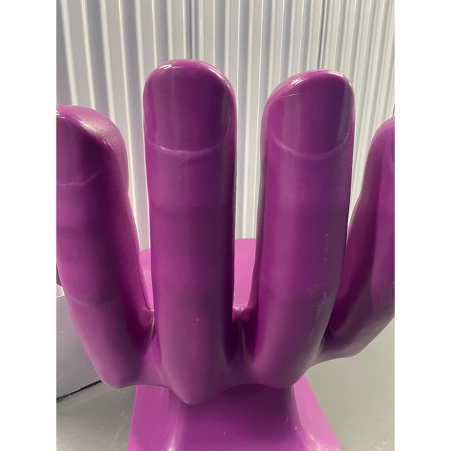 Modern Purple Plastic Hand Chair Chairish