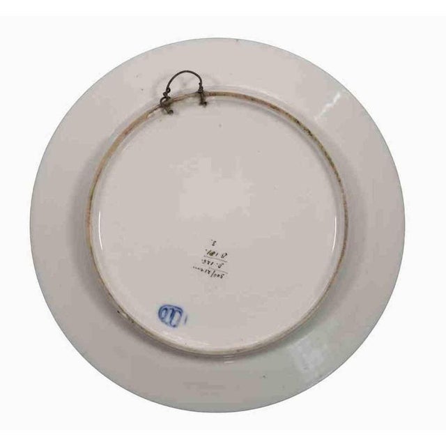 English Ceramic Plates, Early 20th Century, Set of 2 For Sale - Image 6 of 7
