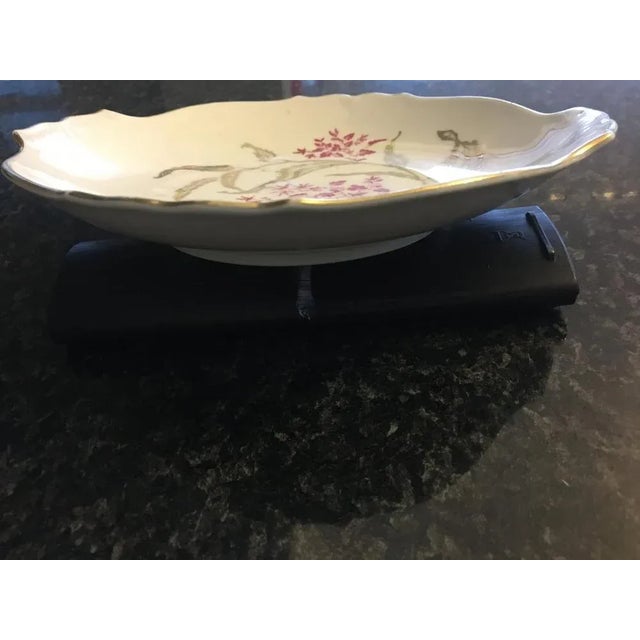 Bavarian Porcelain Plate, 1900s For Sale - Image 9 of 10