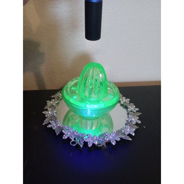 1960s Gorgeous Anchor Hocking Uranium Bowl & Rheemer Set For Sale - Image 5 of 9