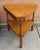 Mid 20th Century Fine Arts Furniture Two-Tier Walnut Triangular Side Table For Sale - Image 5 of 10