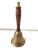 Mid 20th Century Brass and Wood Bell For Sale - Image 4 of 4