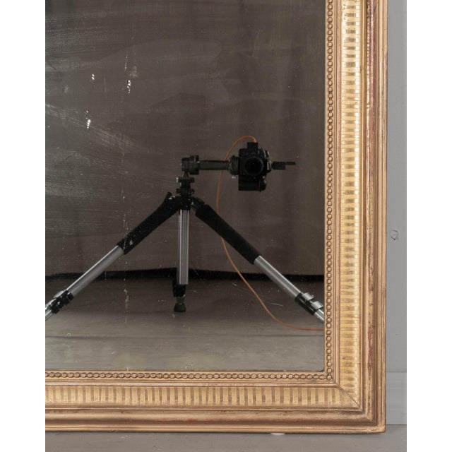 19th Century 19th Century French Louis Philippe Gilded Mirror For Sale - Image 5 of 7