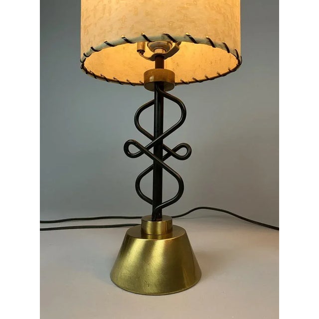 Mid-Century Modern Bedside Lamps attributed to the Majestic Lamp Co., 1950s For Sale - Image 3 of 13
