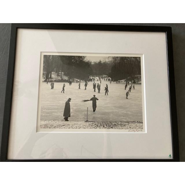 French 1954 Willy Ronis Lac Du Bois De Boulogne Lot 68 For Sale - Image 3 of 3