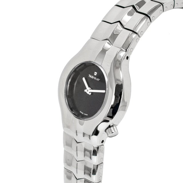 Early 21st Century Tag Heuer Alter Ego 29mm Wp131a Black Stainless Steel Quartz Watch For Sale - Image 5 of 10