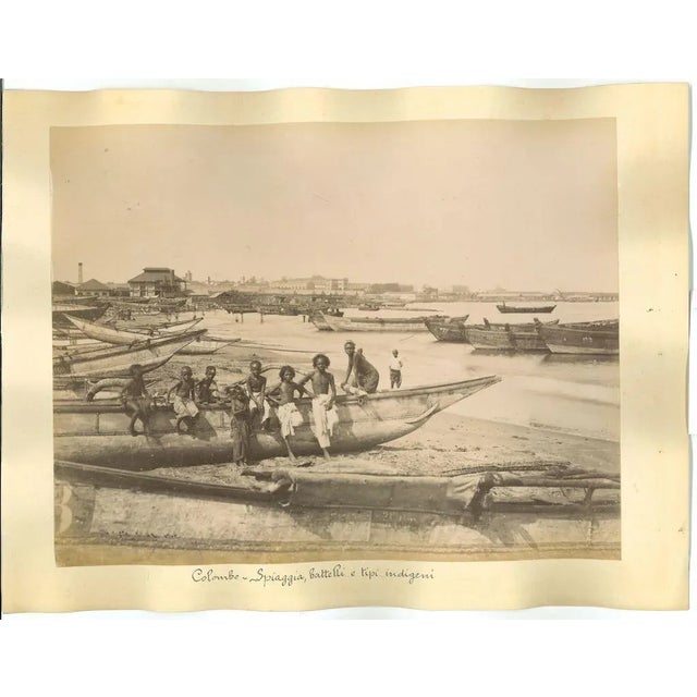 Ancient Views of Colombo is a set of 2 original Vintage albumen prints on single cardboard: 25 x 34 cm. They were realized...