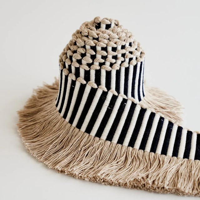 Schumacher Schumacher Graphic Fringe in Black For Sale - Image 4 of 5