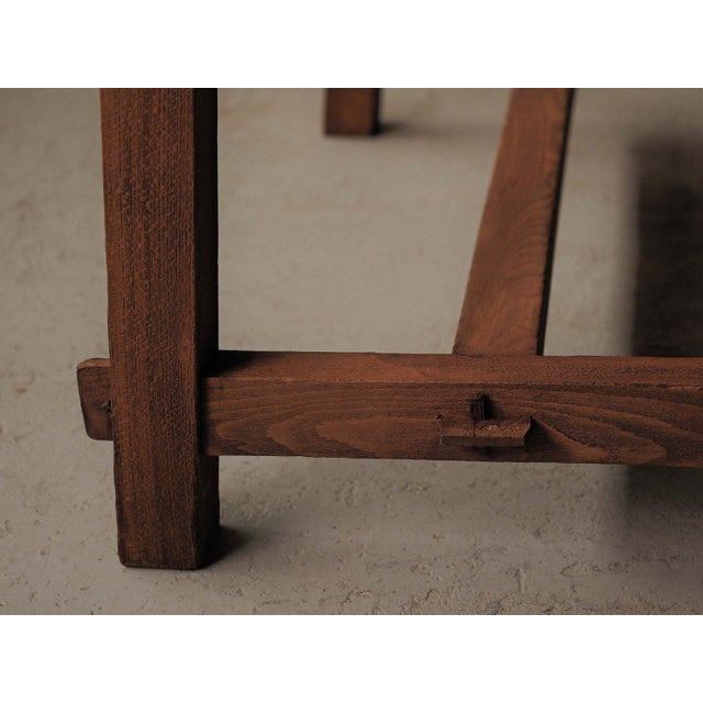 Vintage French Desk in Oak, 1970 For Sale - Image 17 of 18