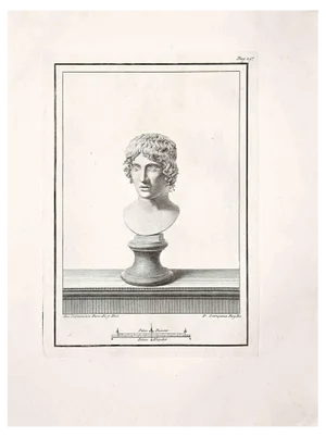 Unknown, Antiquities of Herculaneum Exposed, Original Etching, 18th Century