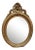 Large 19th C American Rococo Revival Oval Giltwood Mirror For Sale