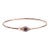 Rocks With Soul Rose Gold Evil Eye Diamond Bangle For Sale