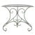 The flourishing Baroque details of this Annalise Accent Table awaken your outdoor decor with airy ambiance and vintage...
