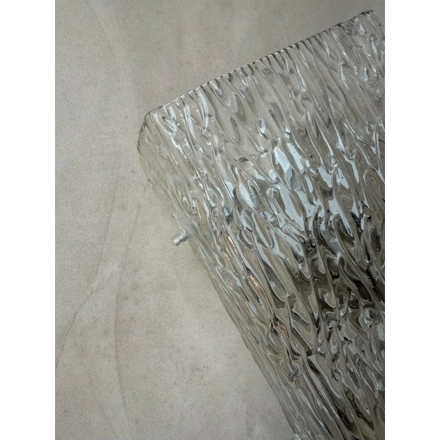Wall Lamp in Textured Glass from Kalmar Franken, 1960s For Sale - Image 5 of 13
