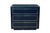 This handsome pair of vintage Mid-Century Modern John Stuart accent chests features a sleek, minimalist silhouette infused...