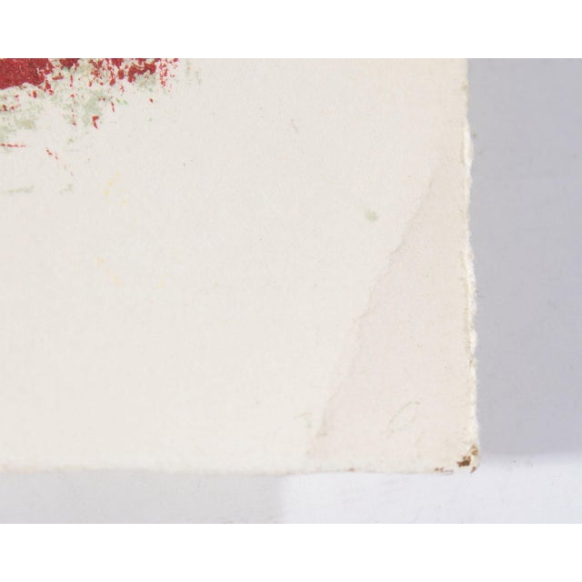 Printmaking Materials “Blue Angel” Artist’s Proof Lithograph by Jack Levine For Sale - Image 7 of 8