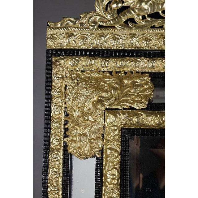 18th Century Miror with Parecloses For Sale - Image 3 of 15