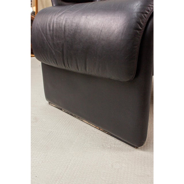 Vintage 2011 Sofa Two-Seater Couch in Leather from, de Sede, 1983 For Sale - Image 14 of 16
