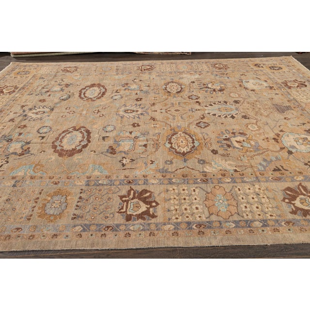 2010s 21st Century Modern Sultanabad Wool Rug For Sale - Image 5 of 7