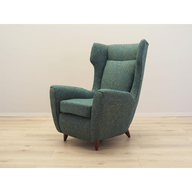 Italian Green Chair, 1970s For Sale - Image 4 of 14