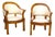 Pair of Antique Biedermeier Cherrywood Armchairs, Attr. to Joseph Danhauser For Sale