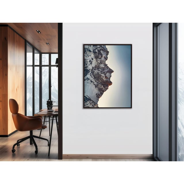 Edition "Pareidolia Mountain Faces" by Bernhard Lang Image: "Pilatus" Size A: 59,0 x 44,3 inches (150 x 112,5 cm) No 1 of...