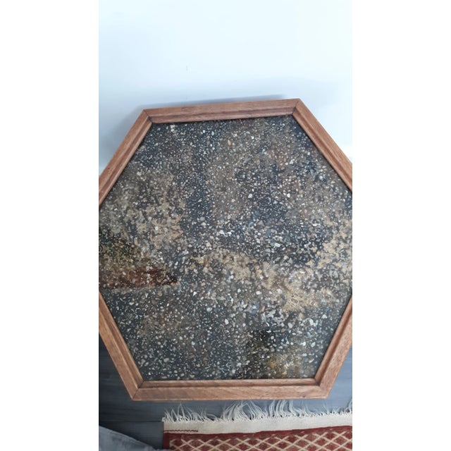 John Keal Mid 20th Century John Keal for Brown Saltman Hexagonal Side Table For Sale - Image 4 of 7
