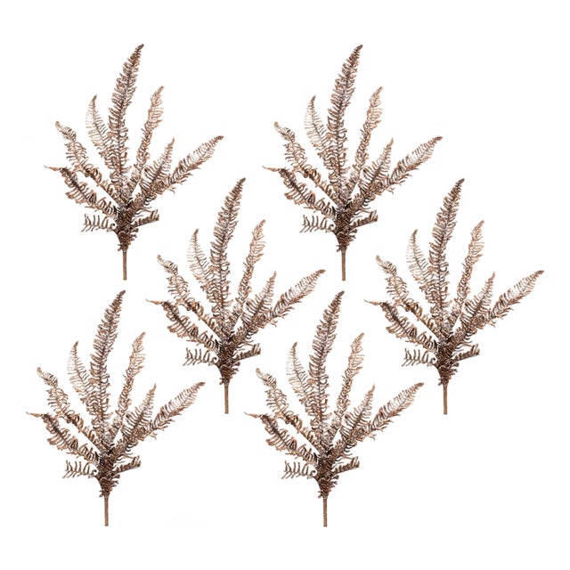 Icy Winter Fern Spray (Set of 6) For Sale