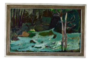 Käge Liefwendal, Stream, 1950s, Oil on Panel, Framed