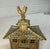 Figurative Rare Antique French Pagoda Rooster Banque Coin Still Dime Penny Brass Bank For Sale - Image 3 of 9