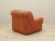 Animal Skin Italian Orange Armchair from Mimo Padova, 1970s For Sale - Image 7 of 18