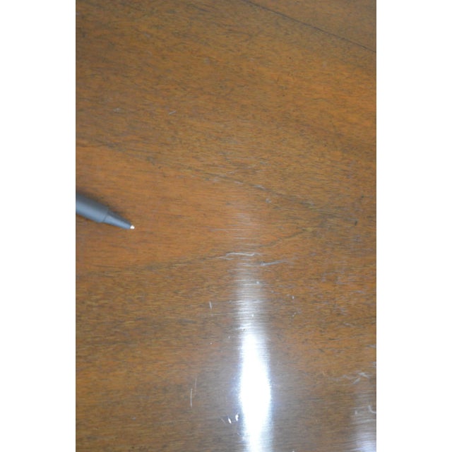 Kittinger Colonial Williamsburg Cw117 Mahogany Large Drop Leaf Gate Leg Dining Table For Sale - Image 9 of 13